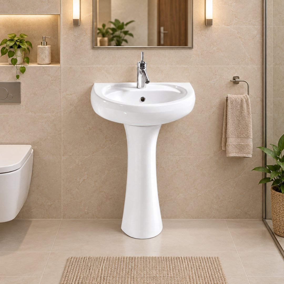 COUNSIL Washbasin with Pedestal - My Home Studio